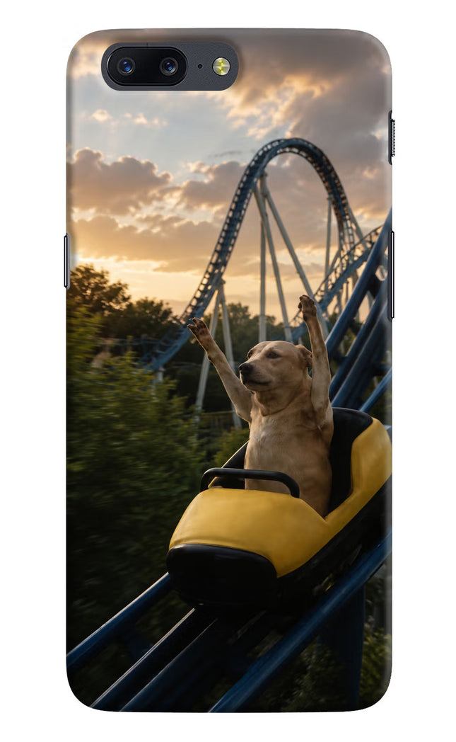 Rollercoaster Dog Oneplus 5 Hard Case Back Cover by Casekaro