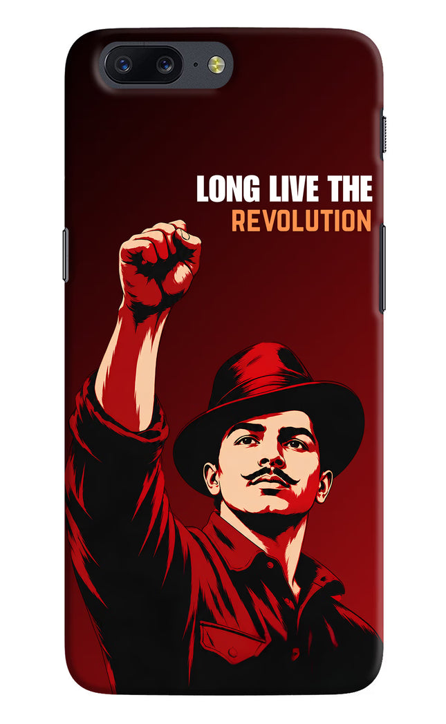 Bhagat Singh Revolution Oneplus 5 Back Cover