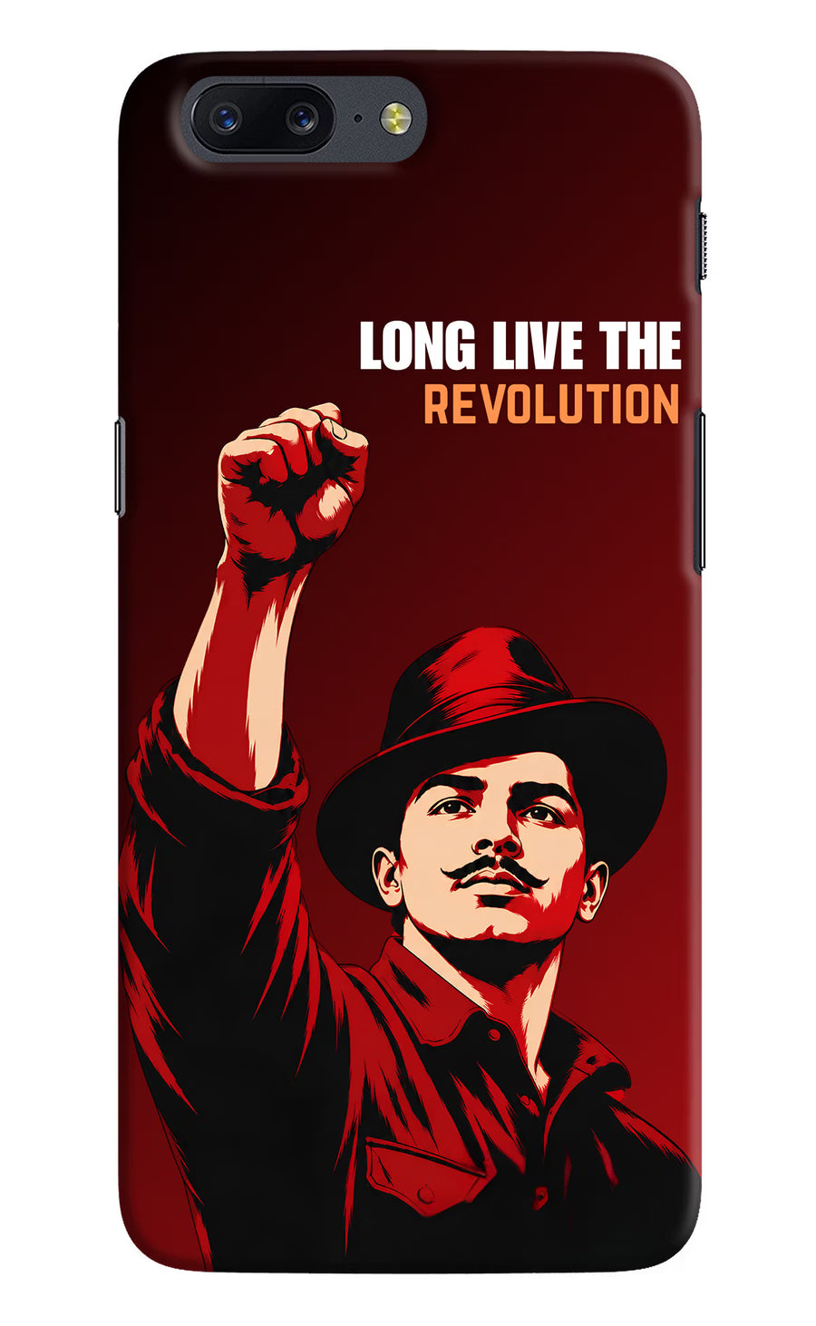 Bhagat Singh Revolution Oneplus 5 Back Cover, Hard case