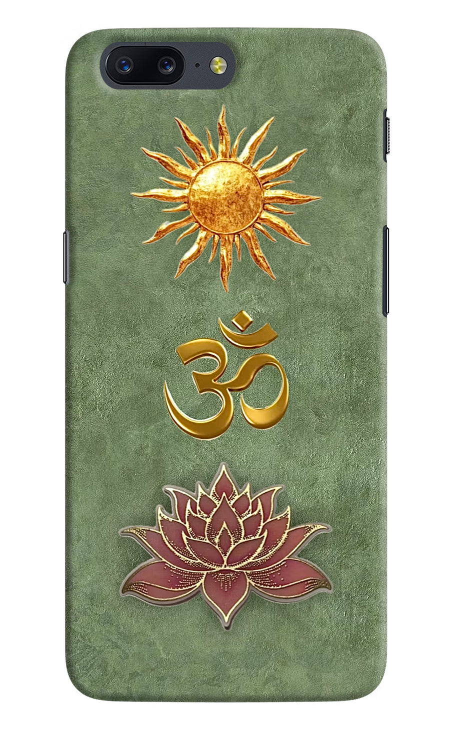 Om & Lotus Oneplus 5 Back Cover, Hard case