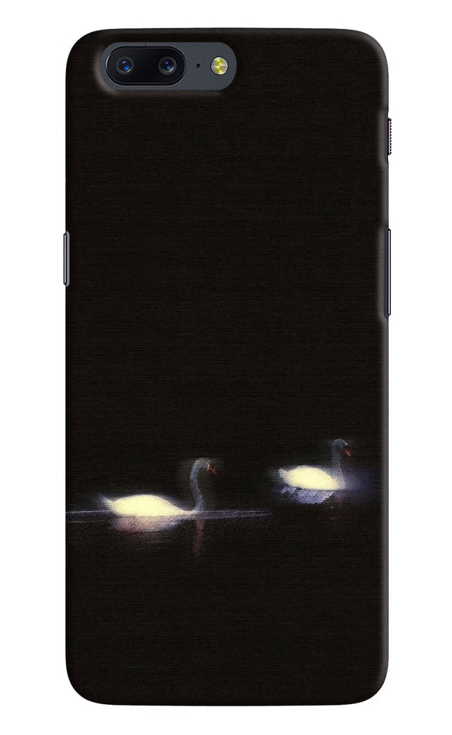 Silent Swans Oneplus 5 Hard Case Back Cover by Casekaro