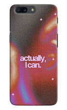 Pink Aura Oneplus 5 Hard Case Back Cover by Casekaro
