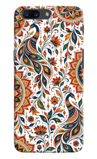 White Mayura Oneplus 5 Back Cover