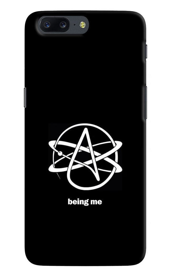 Atheist Symbol Oneplus 5 Hard Case Back Cover by Casekaro