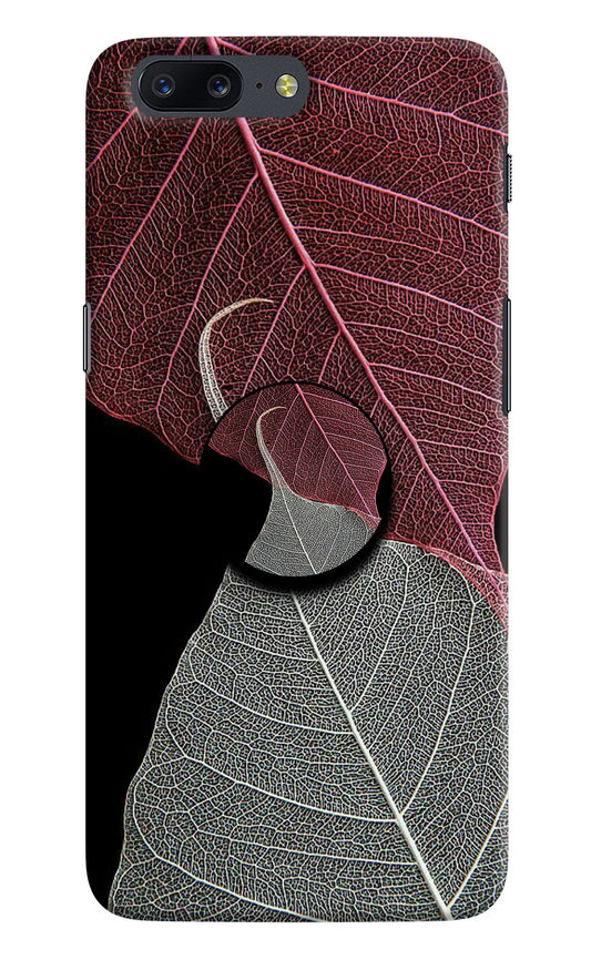 Leaf Pattern Oneplus 5 Pop Case by Casekaro