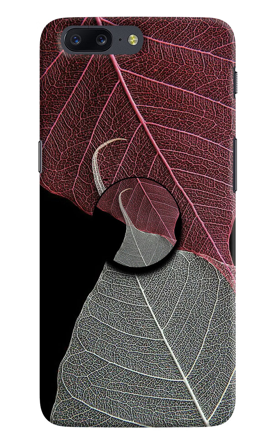 Leaf Pattern Oneplus 5 Pop Case, Hard case