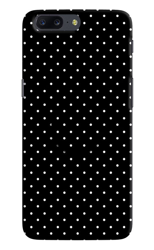White Dots Oneplus 5 Pop Case by Casekaro