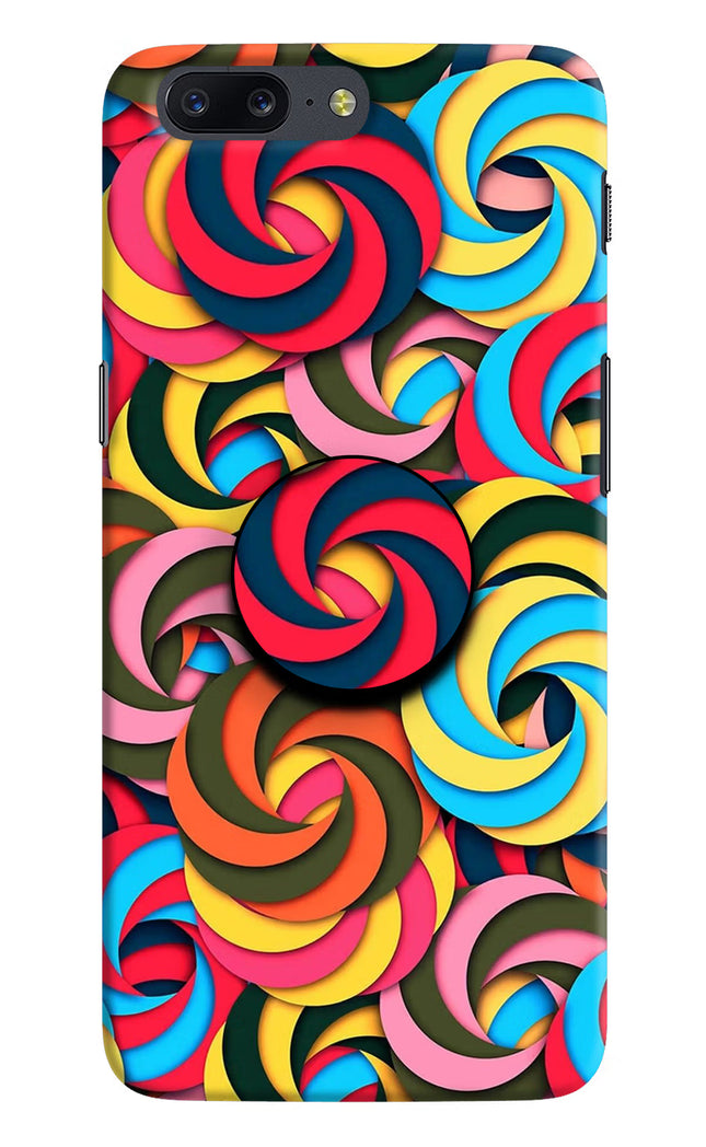 Spiral Pattern Oneplus 5 Pop Case by Casekaro