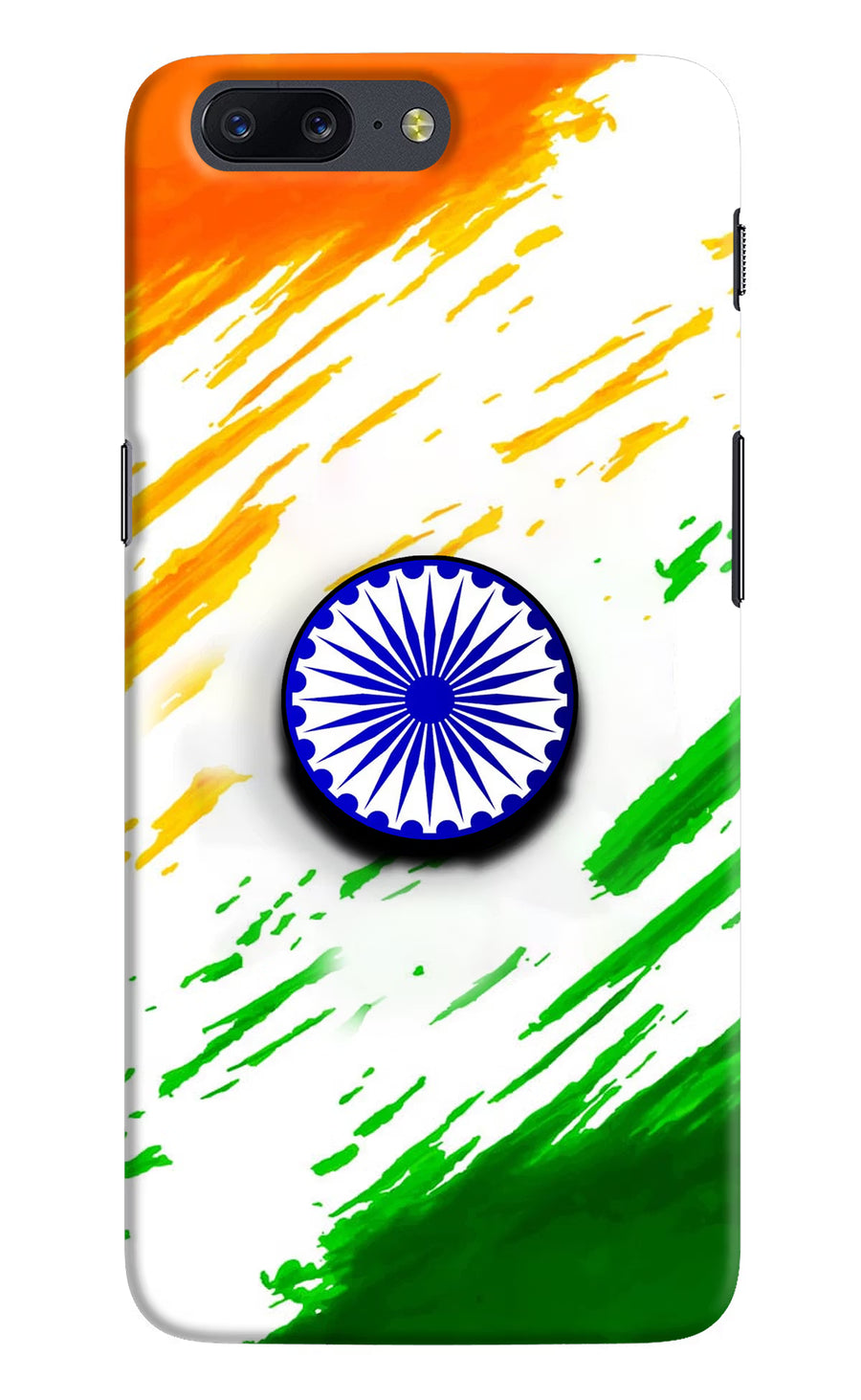 Indian Flag Ashoka Chakra Oneplus 5 Pop Case, Hard case