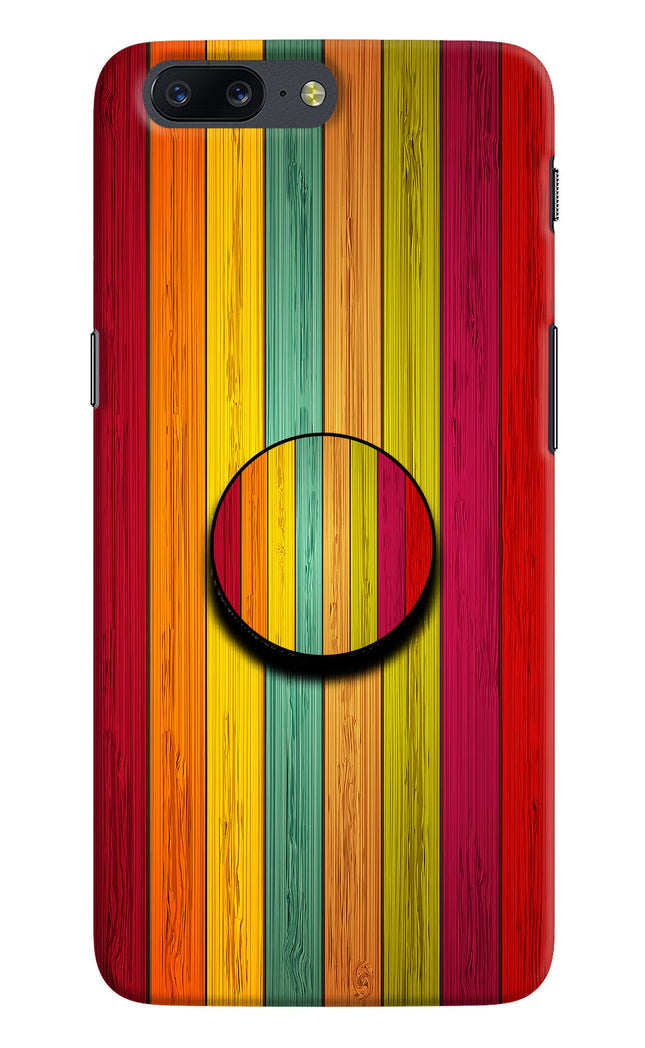 Multicolor Wooden Oneplus 5 Pop Case by Casekaro