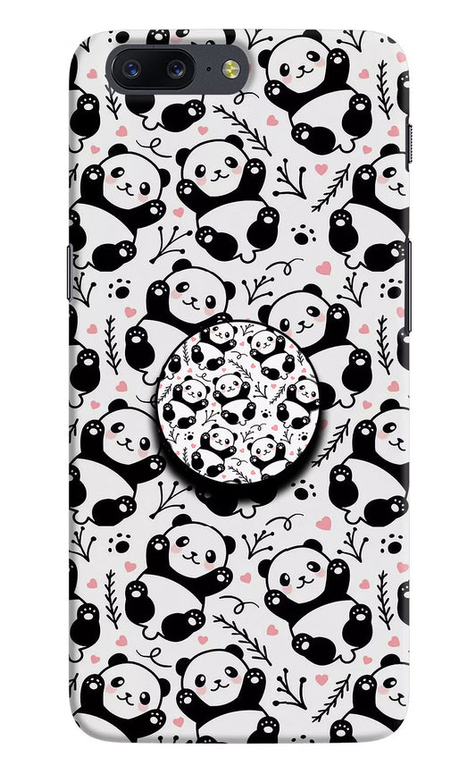 Cute Panda Oneplus 5 Pop Case by Casekaro