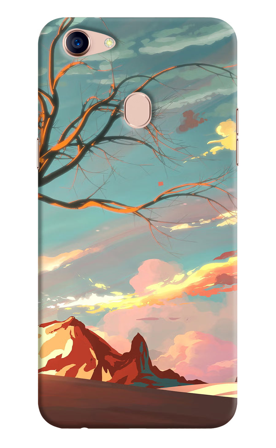 Scenery Oppo F5 Back Cover, Hard case