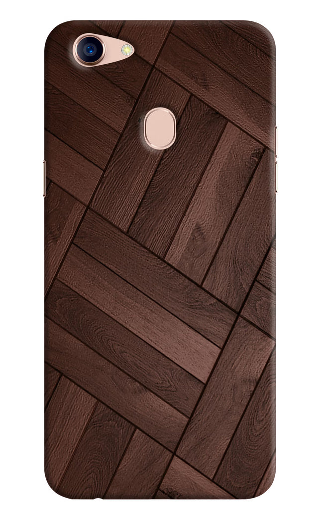 Wooden Texture Design Oppo F5 Hard Case Back Cover by Casekaro