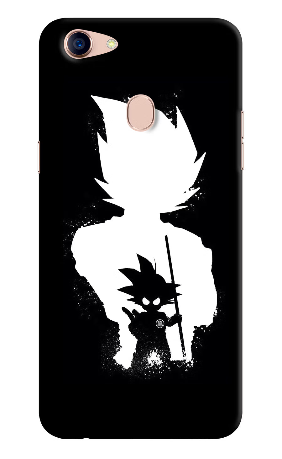 Goku Shadow Oppo F5 Back Cover, Hard case