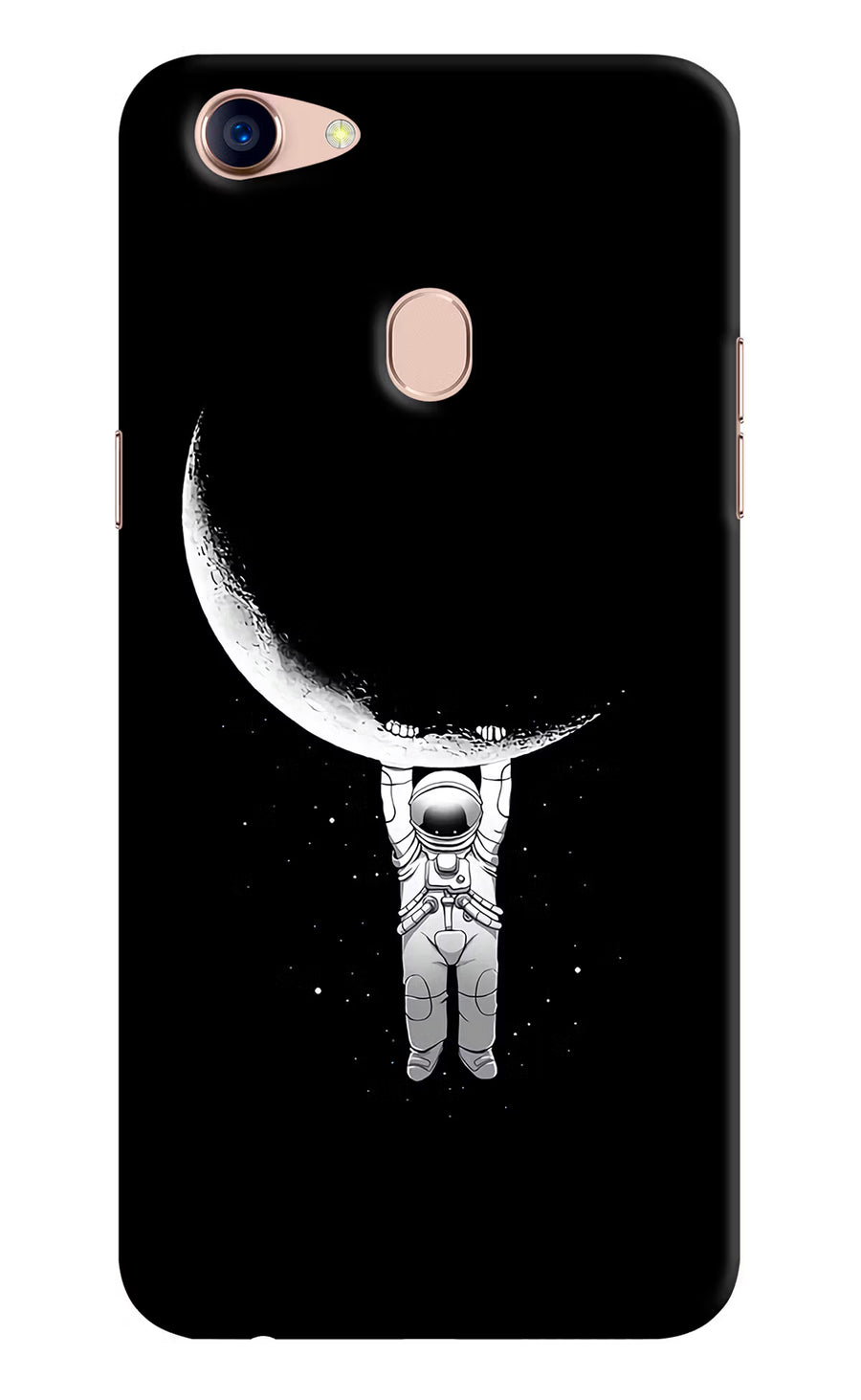 Moon Space Oppo F5 Back Cover, Hard case