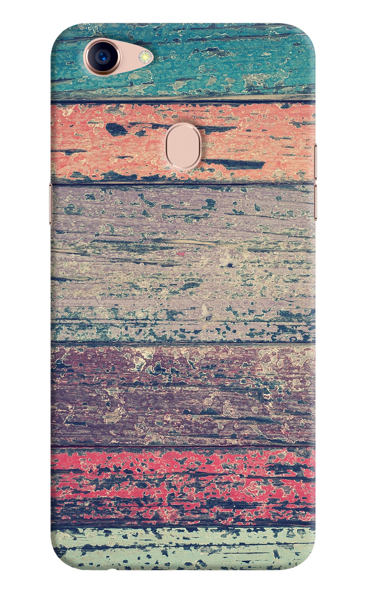 Colourful Wall Oppo F5 Hard Case Back Cover by Casekaro