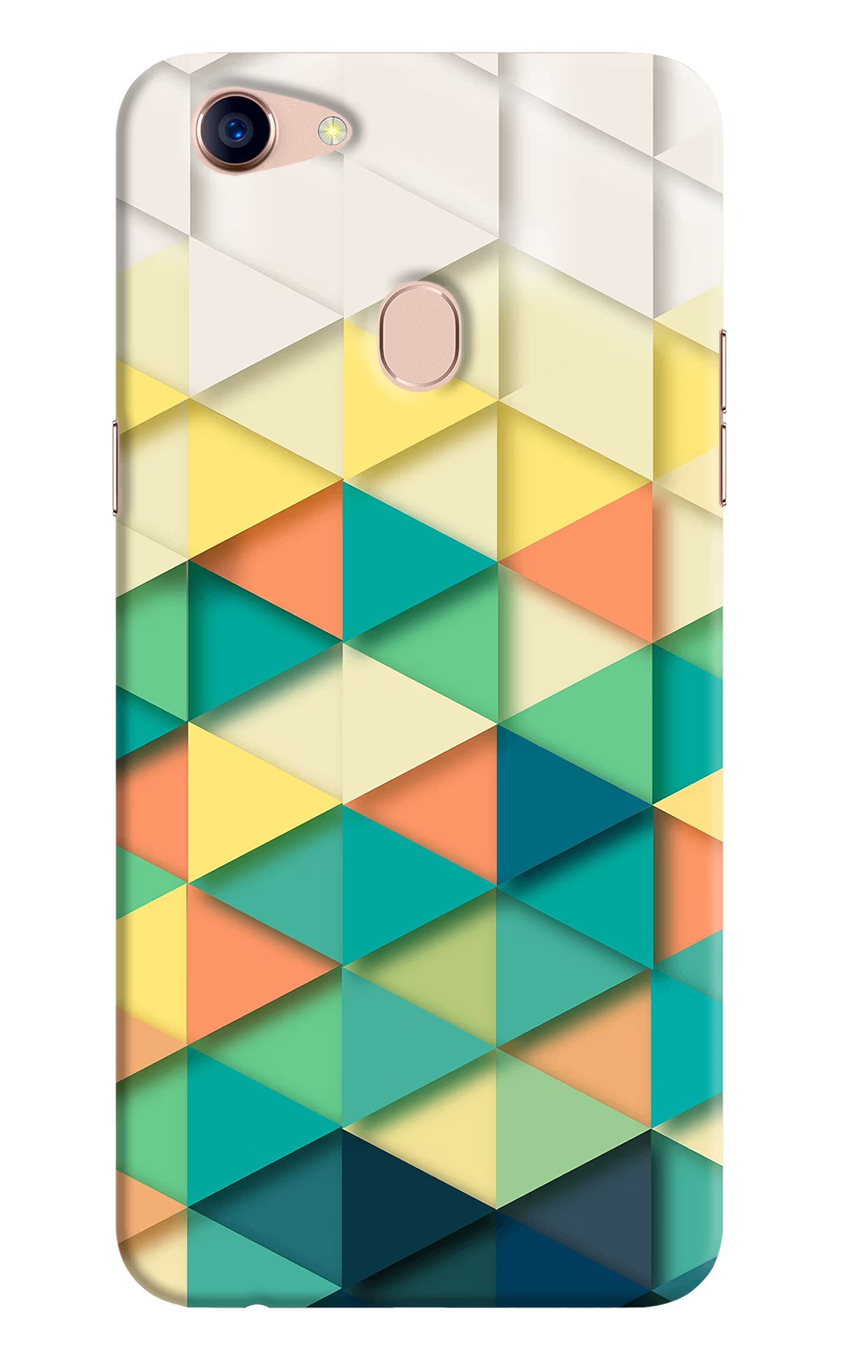 Abstract Oppo F5 Hard Case Back Cover by Casekaro