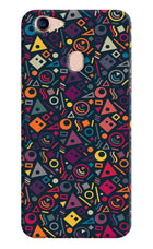 Geometric Abstract Oppo F5 Hard Case Back Cover by Casekaro