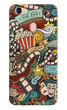 Cinema Abstract Oppo F5 Hard Case Back Cover by Casekaro