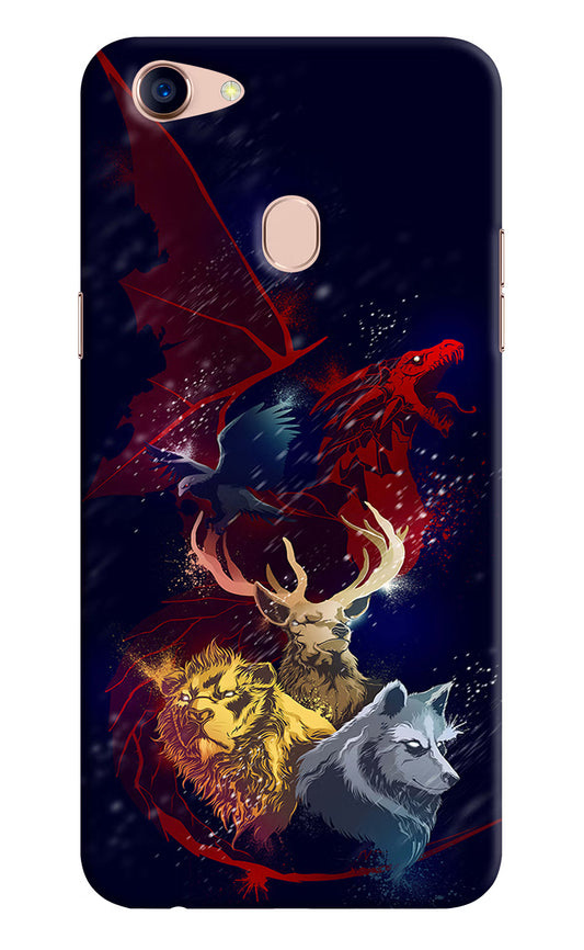 Game Of Thrones Oppo F5 Hard Case Back Cover by Casekaro
