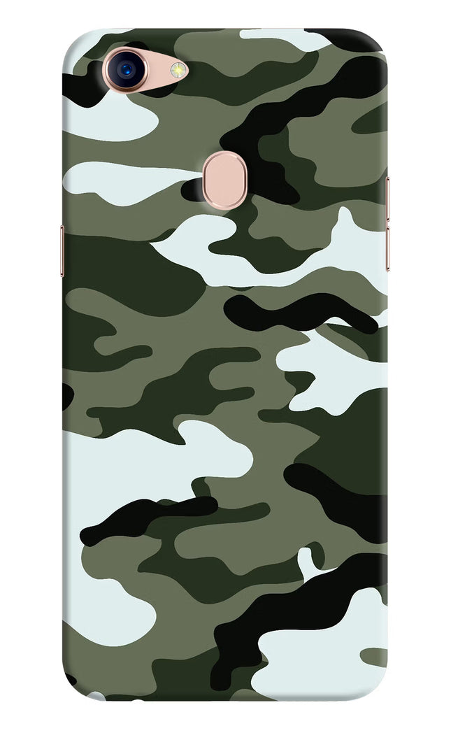 Camouflage Oppo F5 Hard Case Back Cover by Casekaro