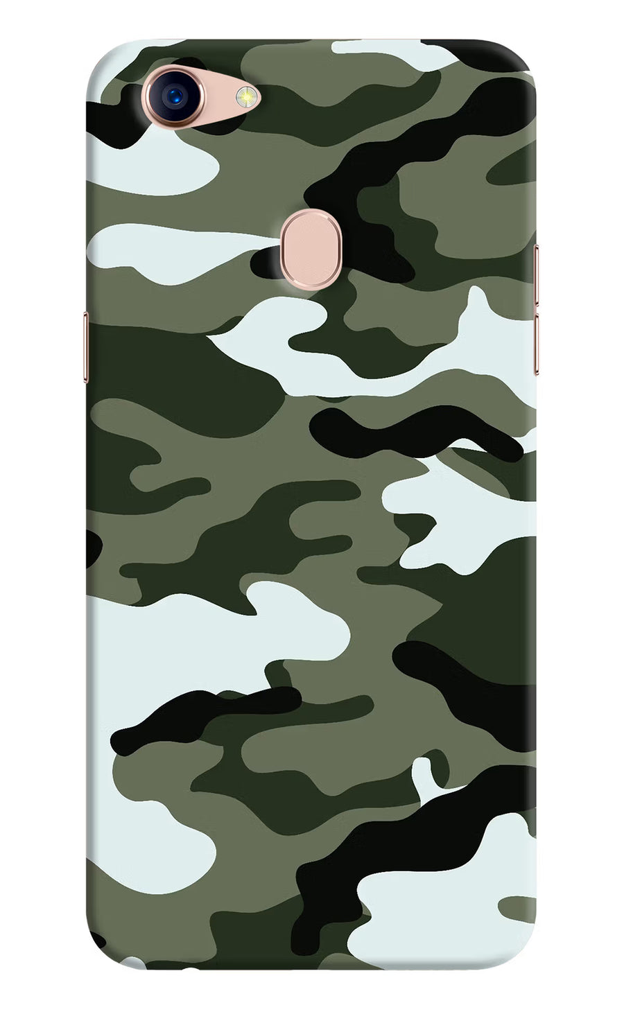 Camouflage Oppo F5 Back Cover, Hard case