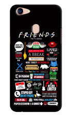 FRIENDS Oppo F5 Hard Case Back Cover by Casekaro