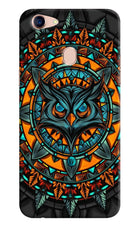 Angry Owl Art Oppo F5 Hard Case Back Cover by Casekaro