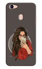 Selfie Queen Oppo F5 Hard Case Back Cover by Casekaro