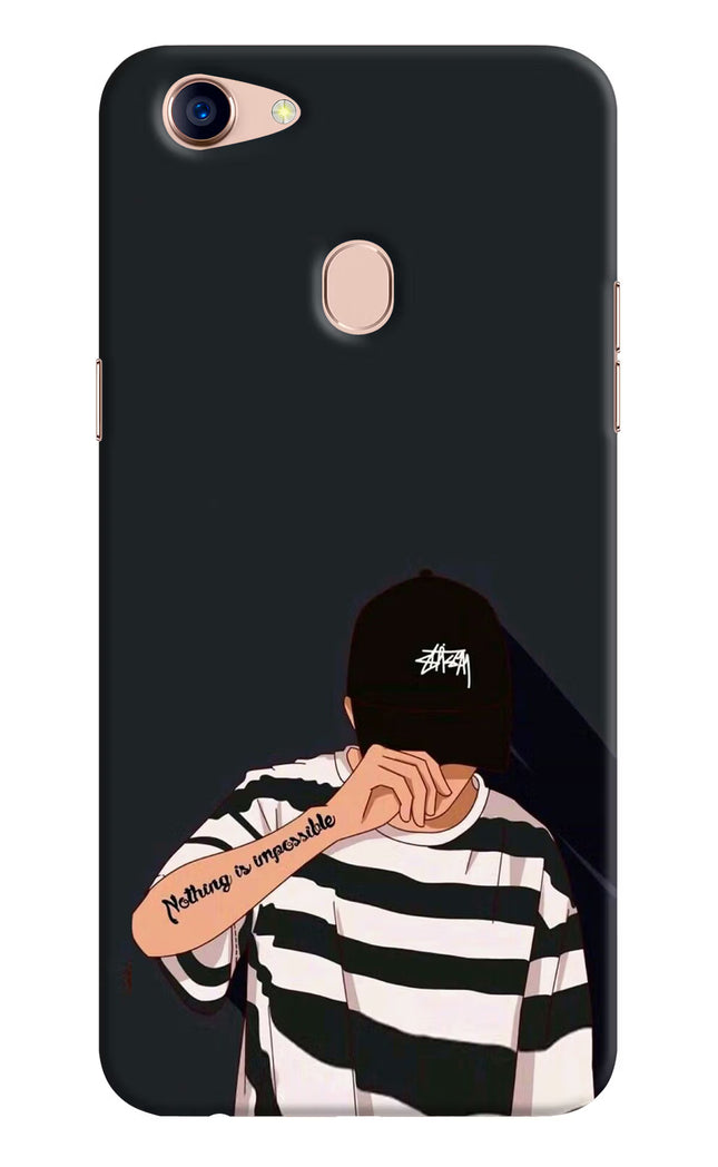 Aesthetic Boy Oppo F5 Hard Case Back Cover by Casekaro