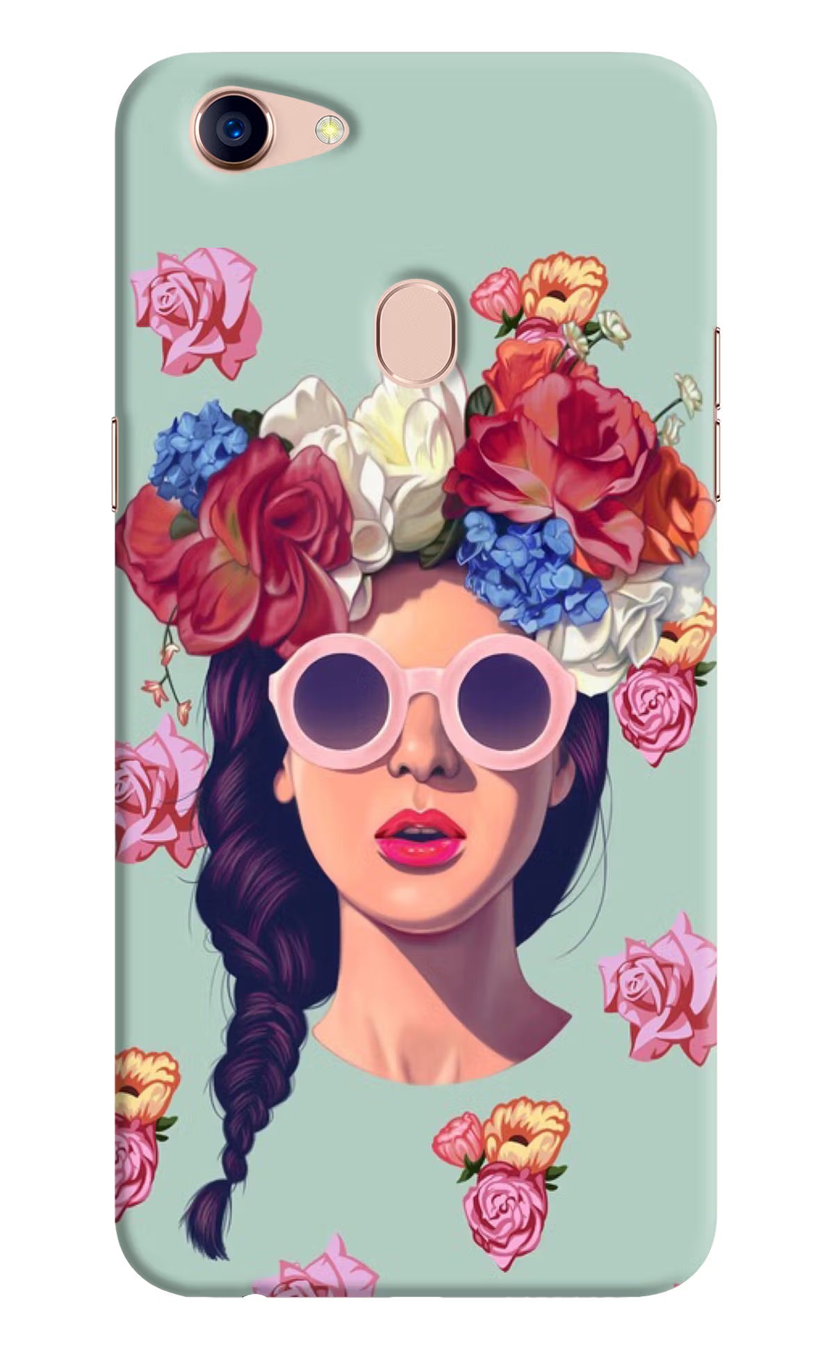 Pretty Girl Oppo F5 Hard Case Back Cover by Casekaro