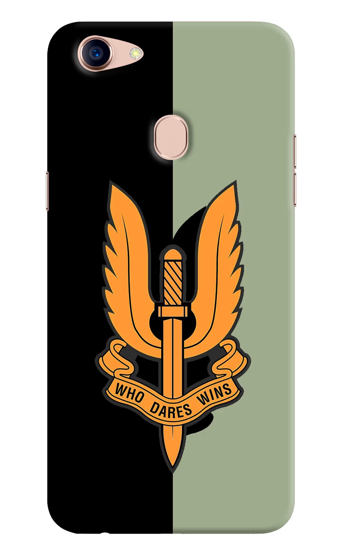 Balidan Logo Oppo F5 Hard Case Back Cover by Casekaro