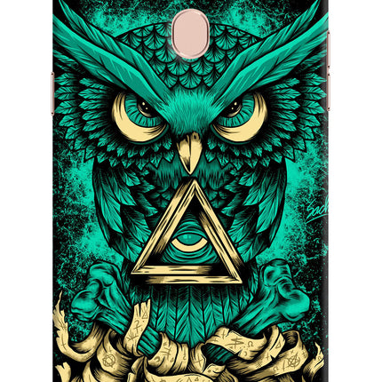 Green Owl Oppo F5 Hard Case Back Cover by Casekaro