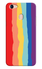 Rainbow Oppo F5 Hard Case Back Cover by Casekaro