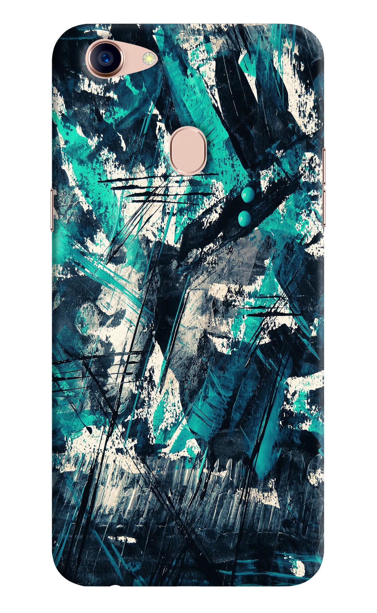 Artwork Oppo F5 Hard Case Back Cover by Casekaro