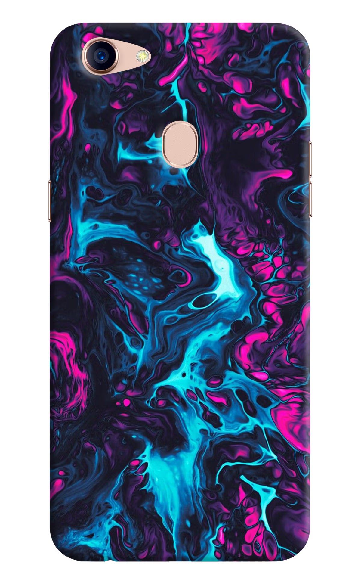 Abstract Oppo F5 Hard Case Back Cover by Casekaro