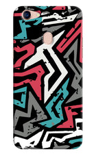 Geometric Graffiti Oppo F5 Hard Case Back Cover by Casekaro