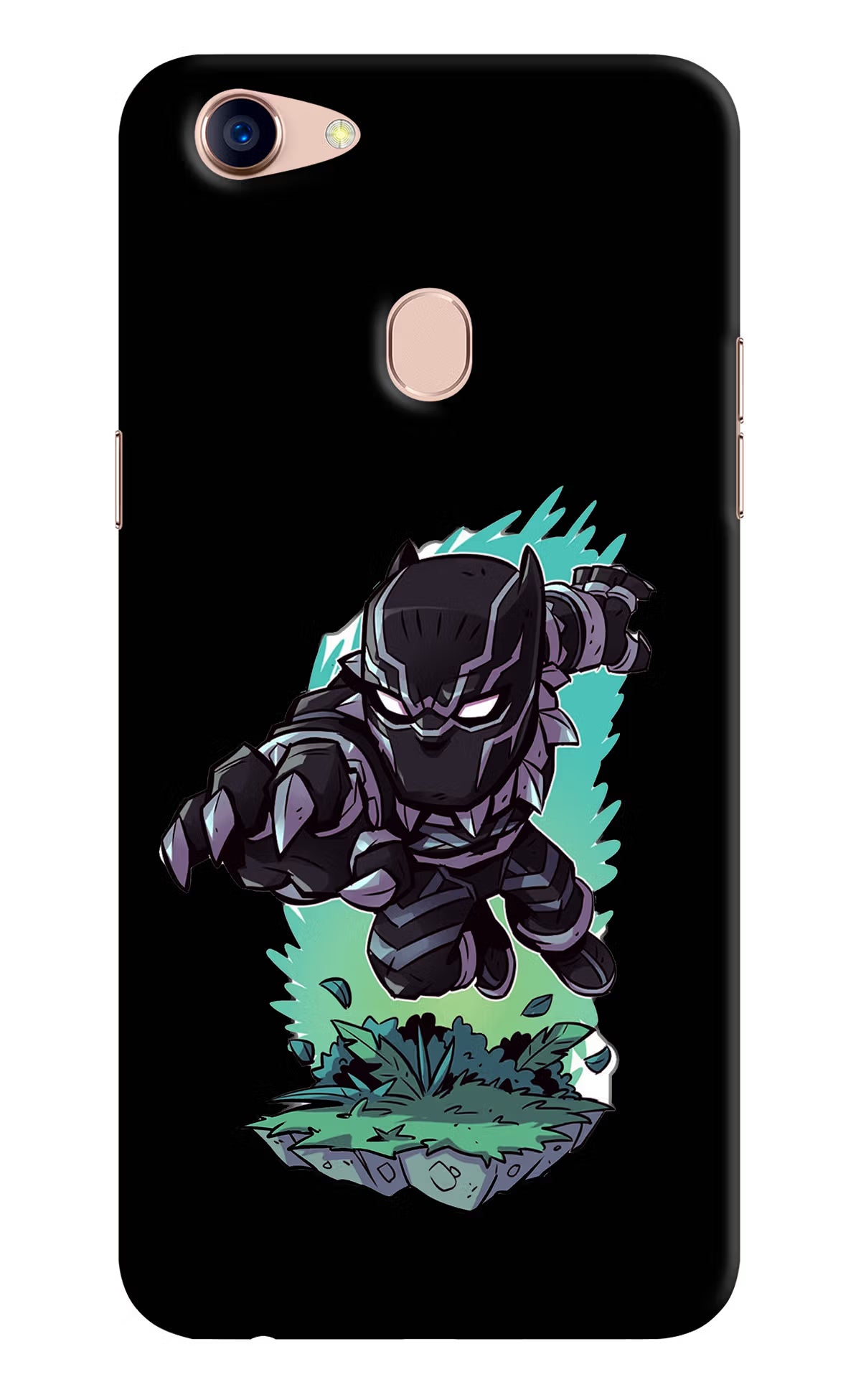 Black Panther Oppo F5 Hard Case Back Cover by Casekaro