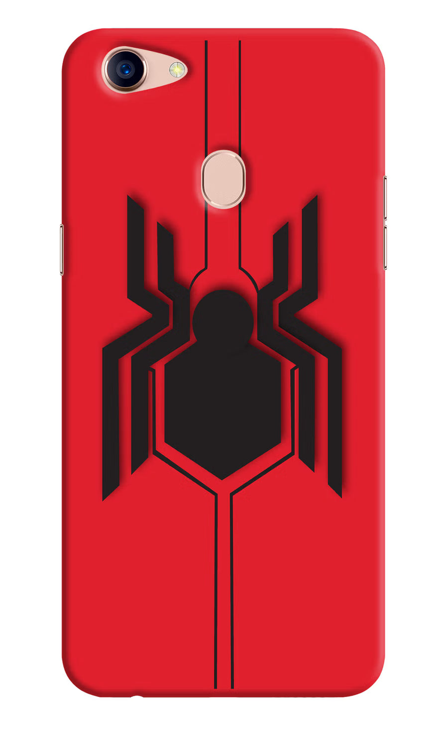 Spider Oppo F5 Back Cover, Hard case