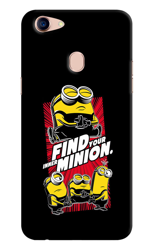 Find your inner Minion Oppo F5 Hard Case Back Cover by Casekaro