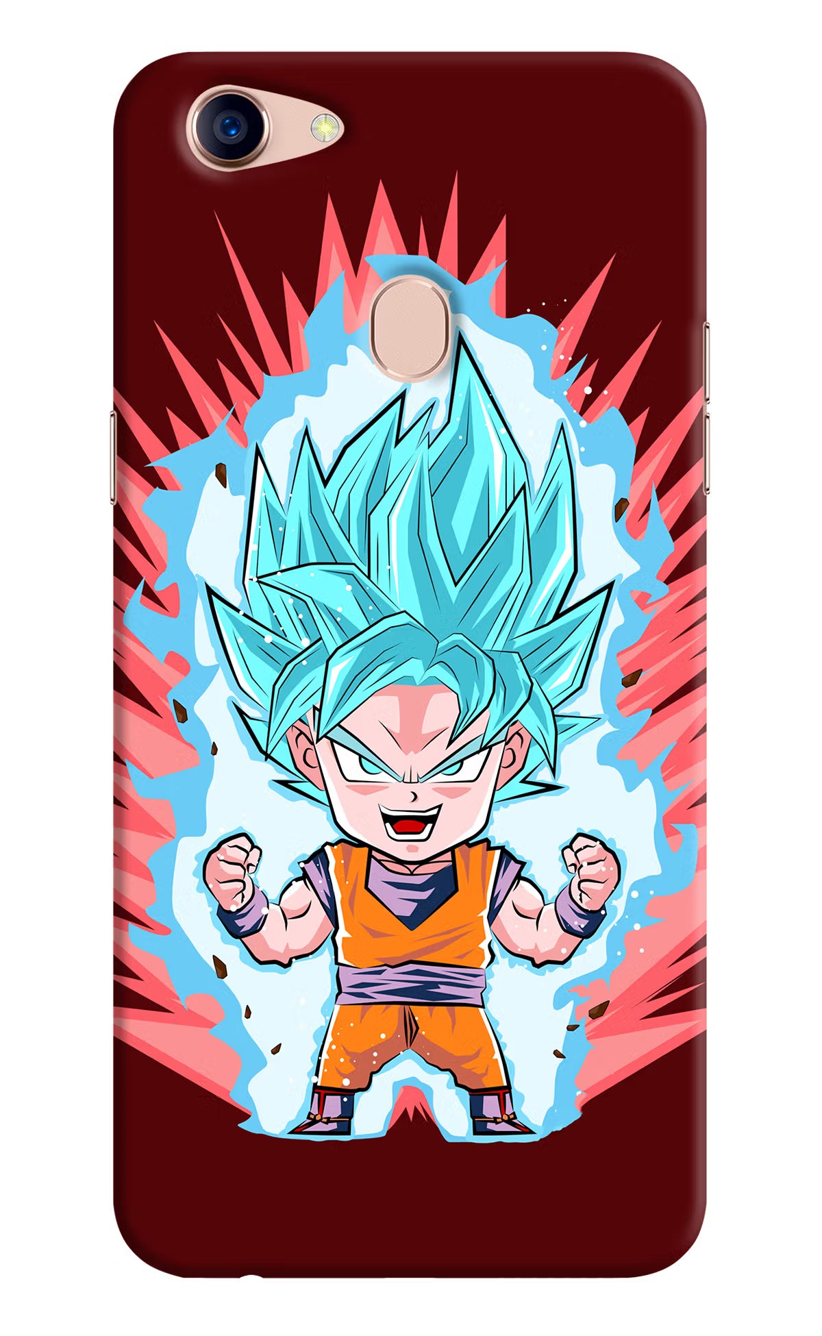 Goku Little Oppo F5 Hard Case Back Cover by Casekaro