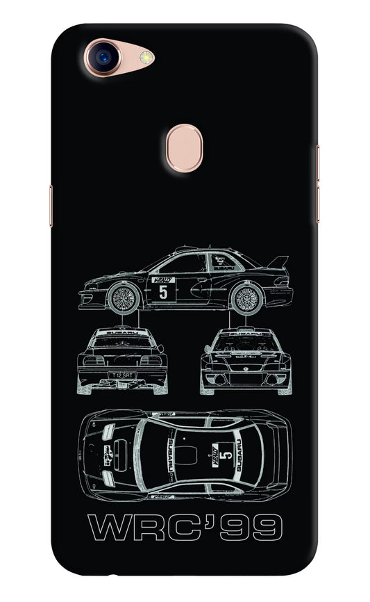 WRC'99 Oppo F5 Hard Case Back Cover by Casekaro