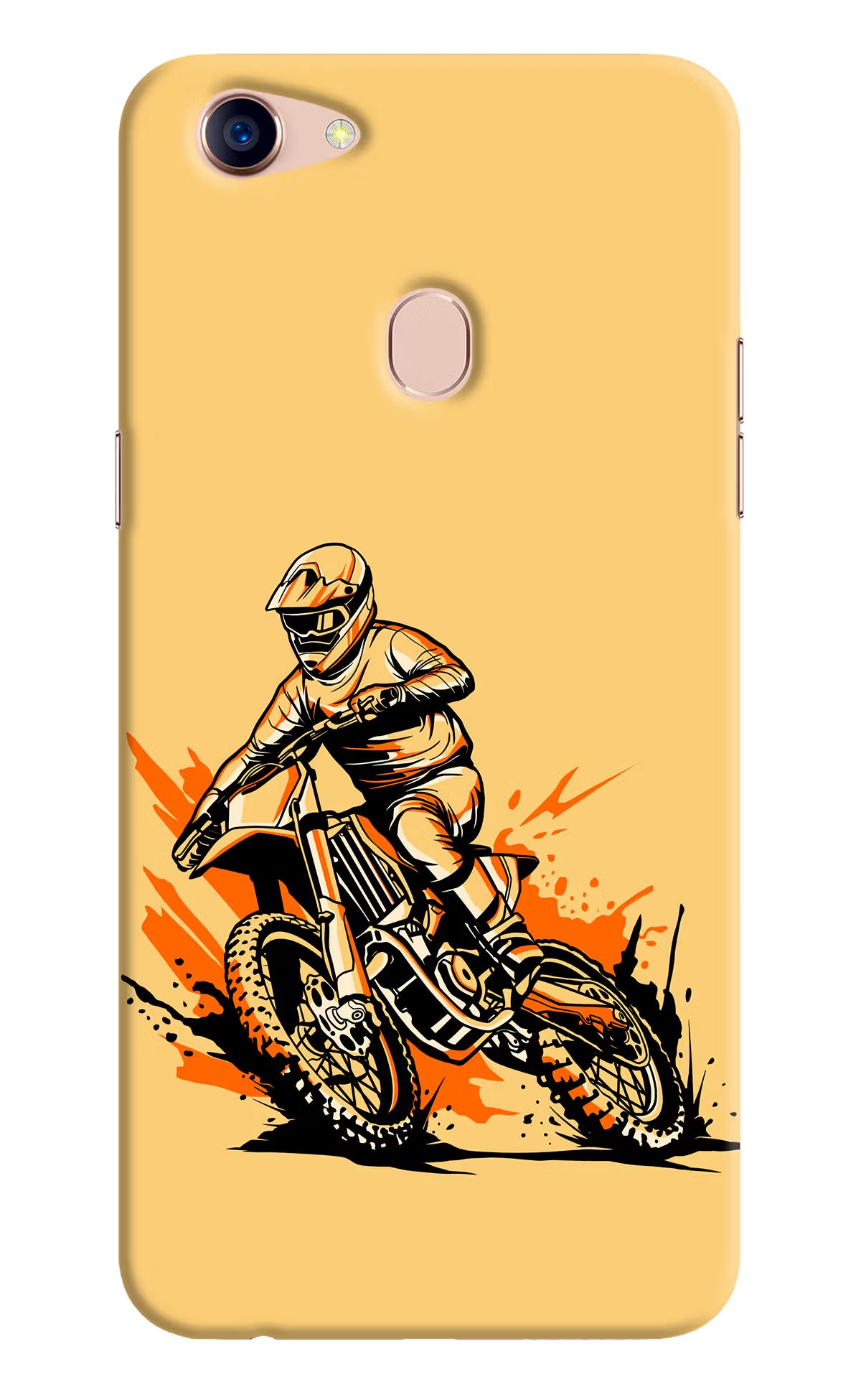 Off-Road Fury Oppo F5 Hard Case Back Cover by Casekaro