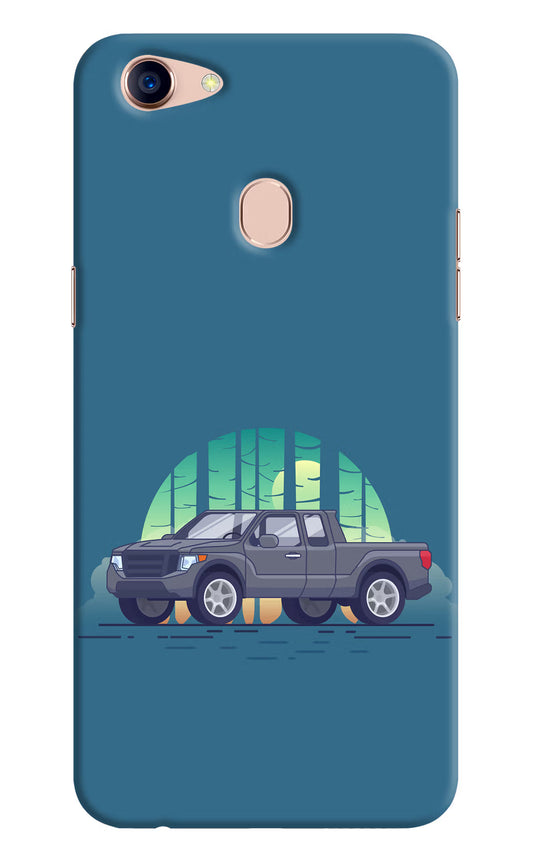 Retro Garage Vibe Oppo F5 Hard Case Back Cover by Casekaro