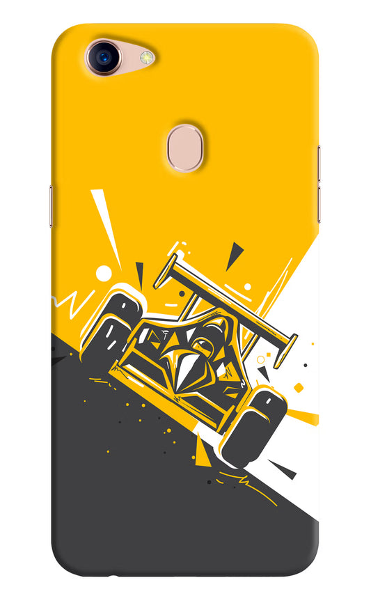 Track King Oppo F5 Hard Case Back Cover by Casekaro