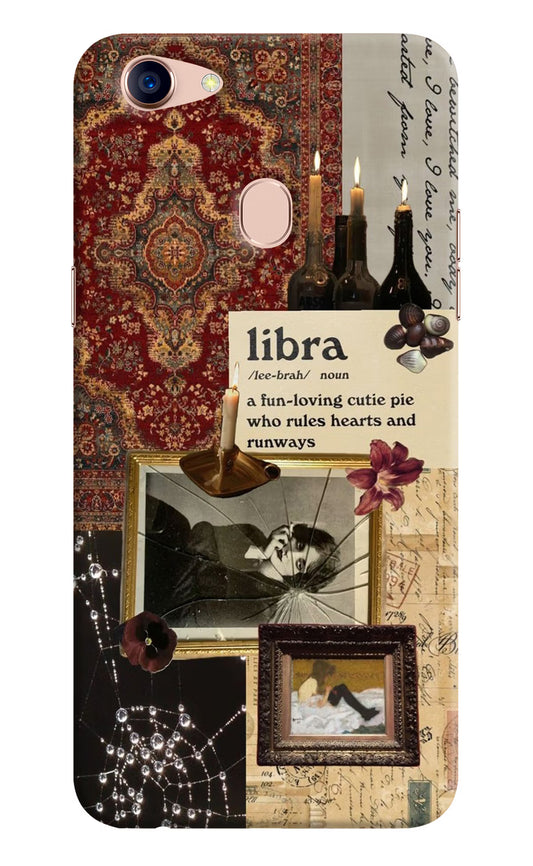 Libra Zodiac Oppo F5 Hard Case Back Cover by Casekaro