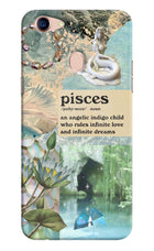 Pisces Zodiac Oppo F5 Hard Case Back Cover by Casekaro