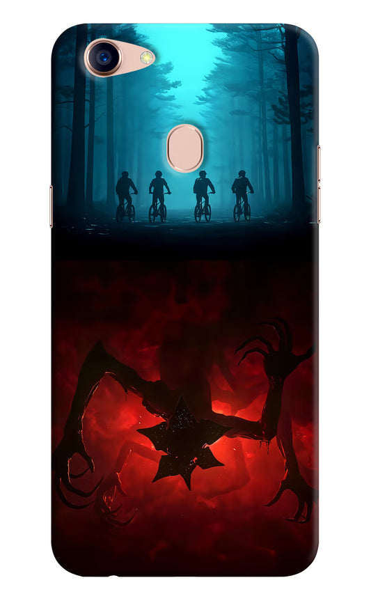 Ordinary Things Downside Up Oppo F5 Hard Case Back Cover by Casekaro