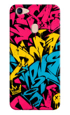 Graffiti Vibe Oppo F5 Hard Case Back Cover by Casekaro