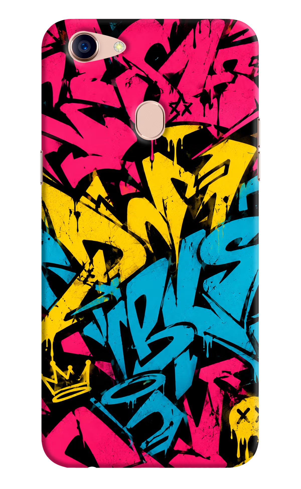 Graffiti Vibe Oppo F5 Back Cover